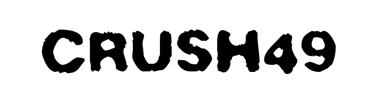Crush49 Font