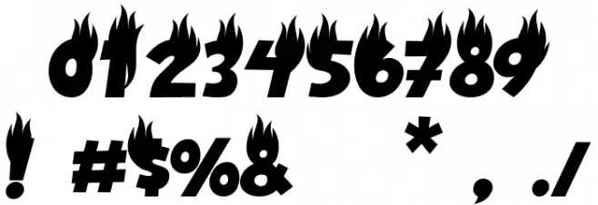 CrushNBurn-Regular Font OTHER CHARS