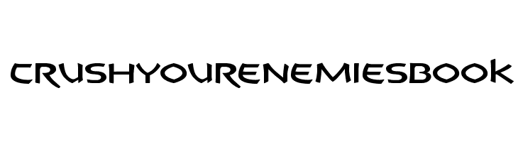 CrushYourEnemies Book  لخطوط تنزيل