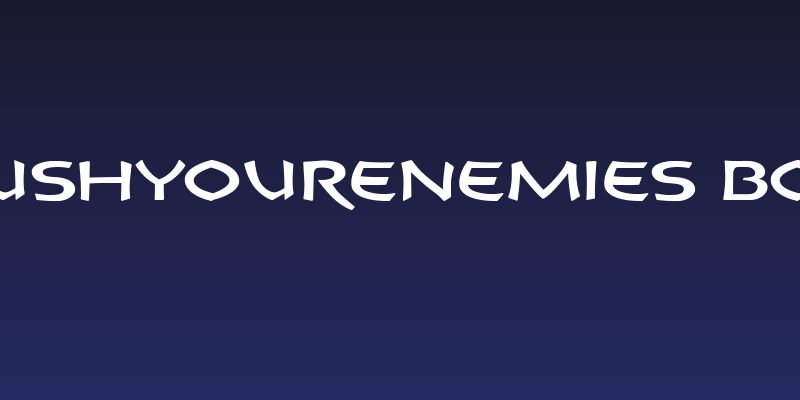 CrushYourEnemies Book Social Header