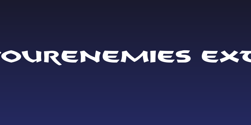 CrushYourEnemies ExtraBold Social Header