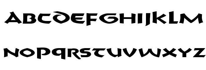 CrushYourEnemies ExtraBold Font LOWERCASE