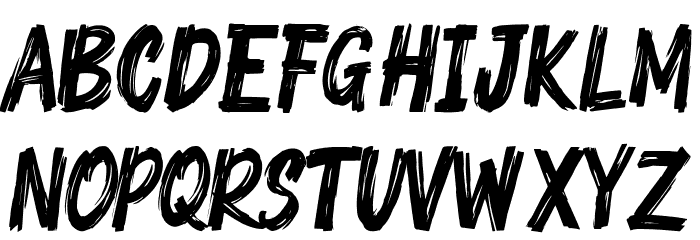 Crushed Stone Font LOWERCASE