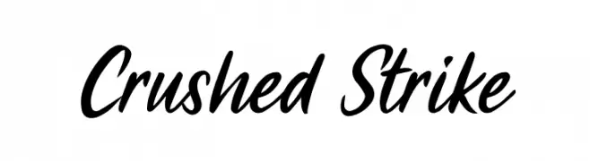 Crushed Strike Descarca Fonturi Gratis