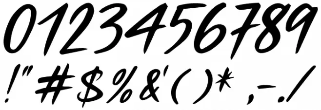 Crushed Strike Шрифта ДРУГИЕ символов