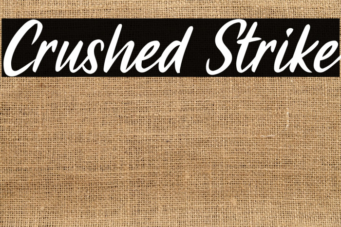 Crushed Strike Example 3