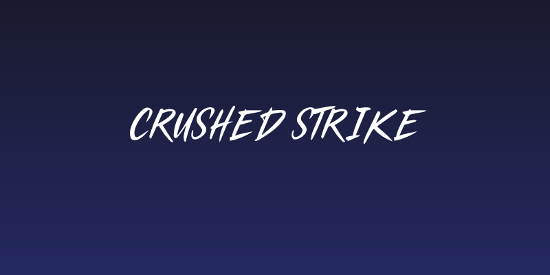 Crushed Strike Social Header