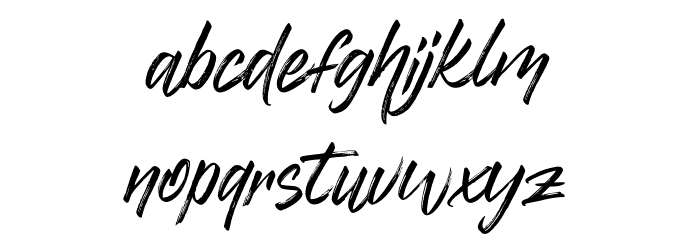 Crushider Font LOWERCASE