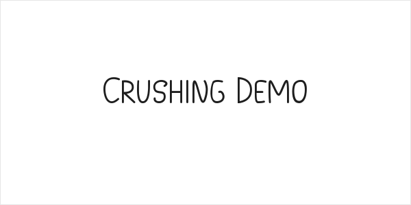 Crushing Demo Logo