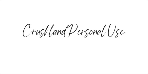 Crushland Personal Use Logo