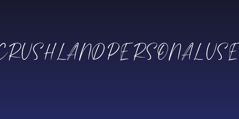 Crushland Personal Use Social Header