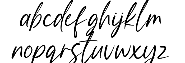 Crushland Personal Use Font LOWERCASE