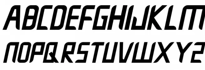 Crushnot Italic Шрифта ВЕРХНИЙ