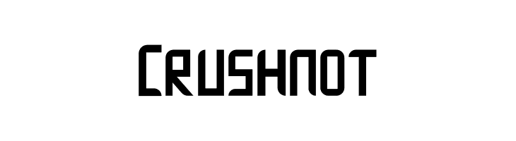 Crushnot  Fuentes Gratis Descargar