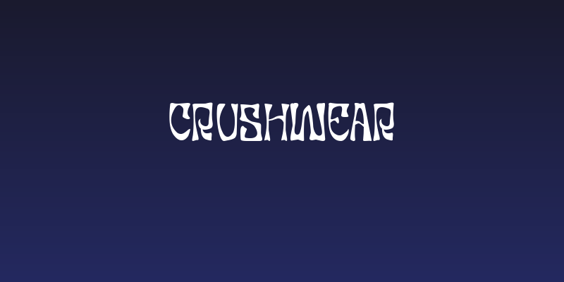 Crushwear Social Header