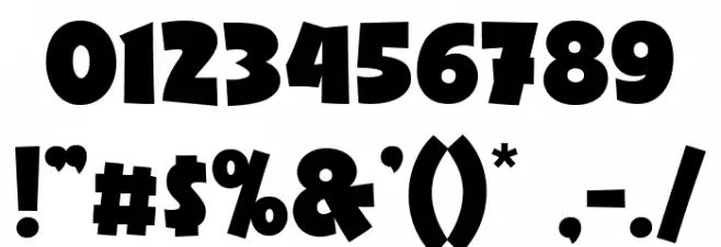 CrushyBlackDemo Font OTHER CHARS