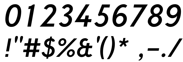 Crusoe Text Bold Italic Font OTHER CHARS