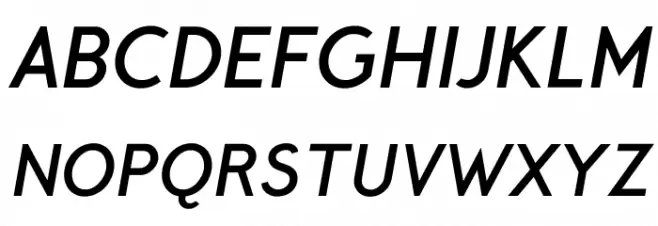 Crusoe Text Bold Italic Polices MAJUSCULES