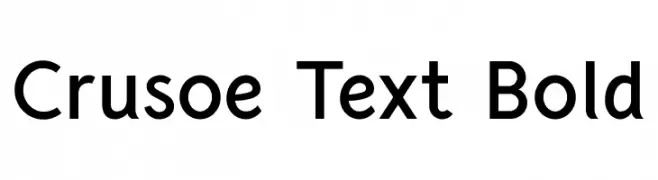 Crusoe Text Bold  لخطوط تنزيل