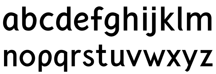 Crusoe Text Bold Font LOWERCASE