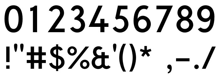 CrusoeText-Bold Font OTHER CHARS