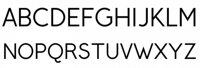 CrusoeText-Regular Caratteri MAIUSCOLE