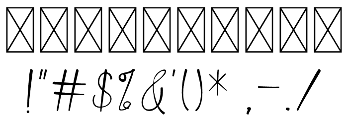 CrusthiOzalieaDemoRegular Font OTHER CHARS