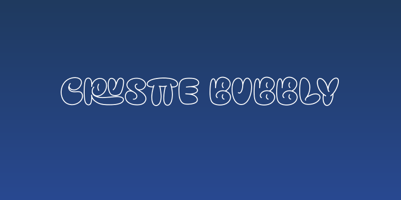 Crustte Bubbly Social Header