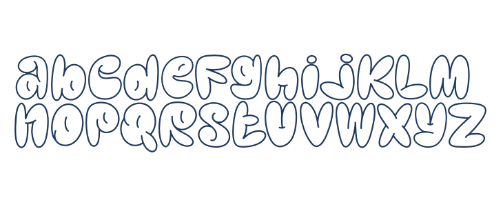 Crustte Bubbly Lowercase