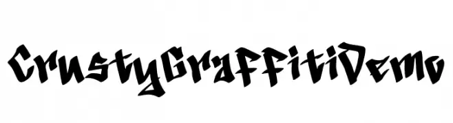 Crusty Graffiti Demo  Fuentes Gratis Descargar