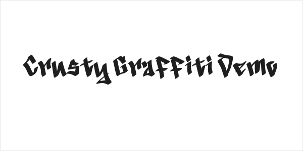 Crusty Graffiti Demo Logo