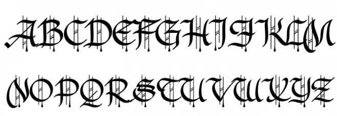 Cruz Quaste PERSONAL USE ONLY Schriftart Groß