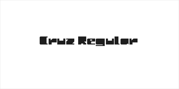 Cruz Regular Logo