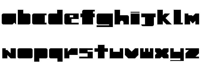 Cruz Regular Font LOWERCASE