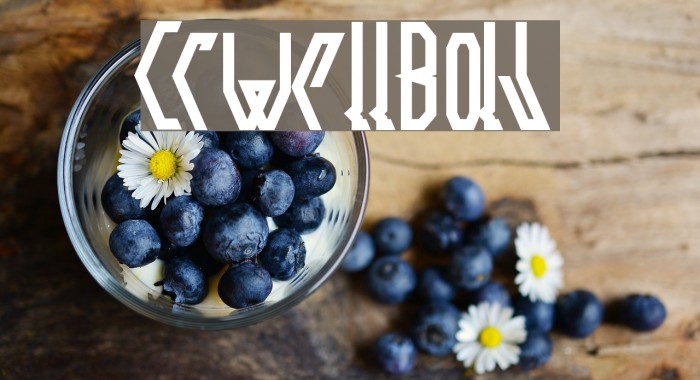 CrwellBold Font examples