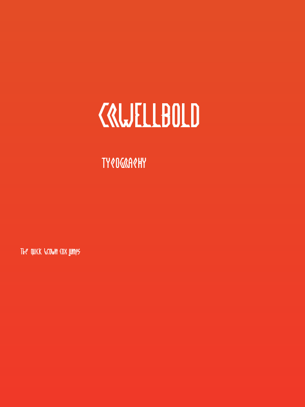 CrwellBold Poster