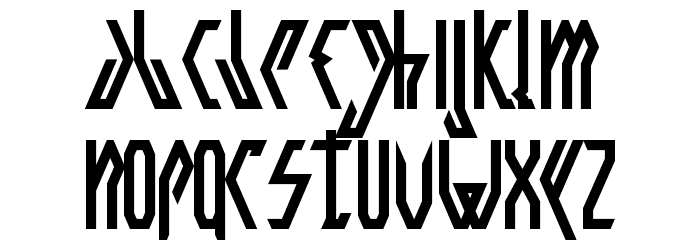 CrwellBold Font LOWERCASE