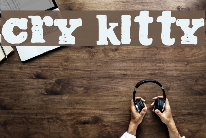 Cry Kitty Font examples