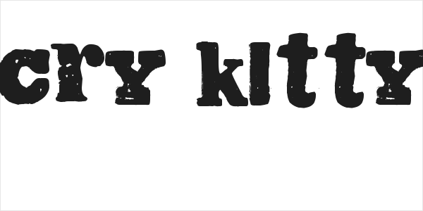 Cry Kitty Logo
