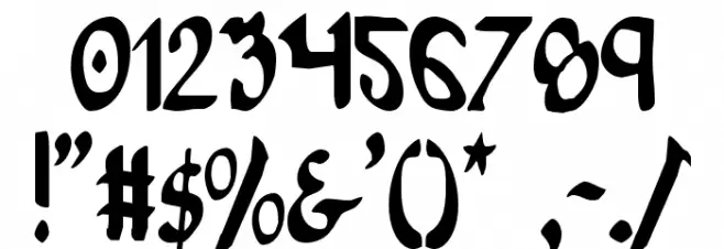 Cry Uncial Condensed Font Alte caractere