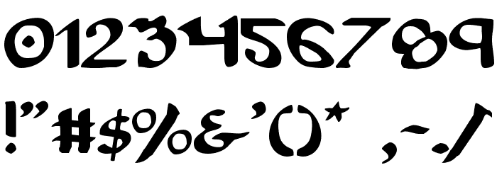 Cry Uncial Font OTHER CHARS