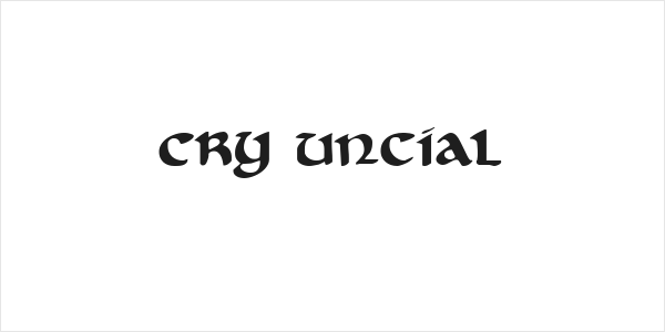 Cry Uncial Logo