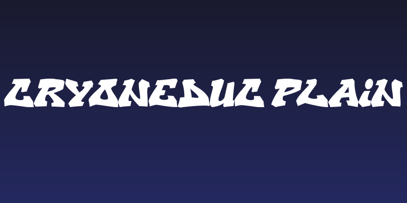 CryOneDUC Plain Social Header