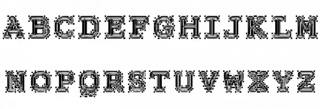 Cryeadn Negative Schriftart Groß