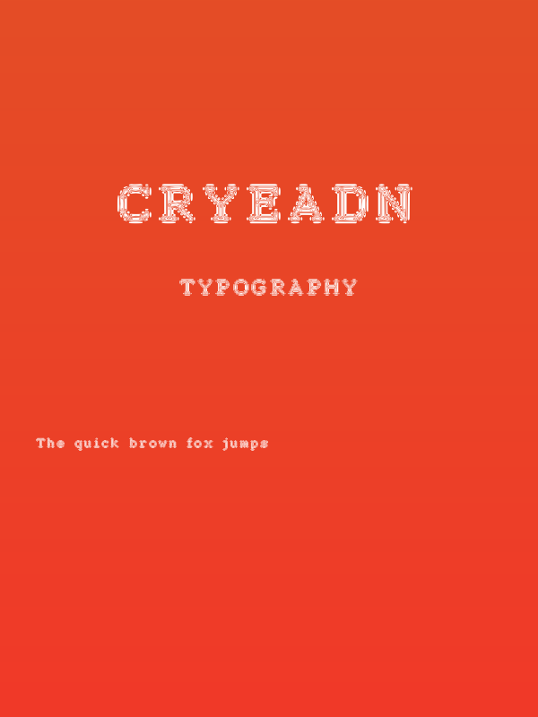 Cryeadn Poster