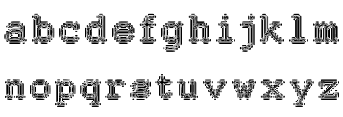 Cryeadn Font LOWERCASE