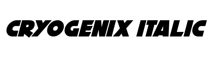 Cryogenix Italic لخطوط تنزيل
