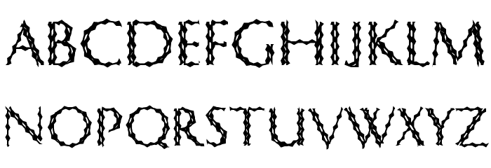 CrypTiX Font LOWERCASE