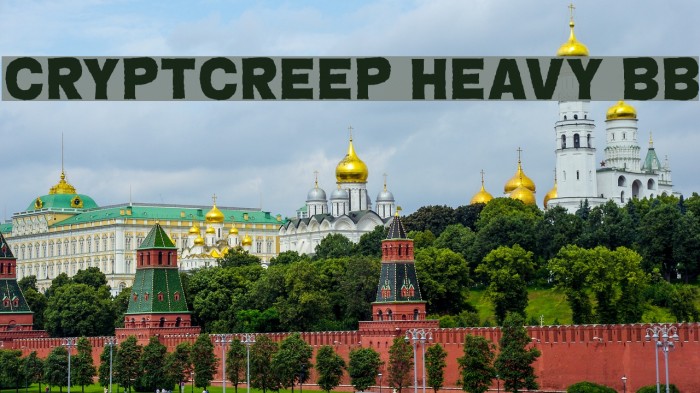 CryptCreep Heavy BB Font examples