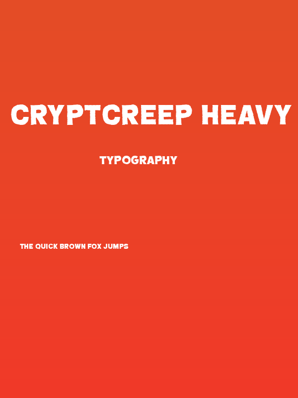 CryptCreep Heavy BB Poster